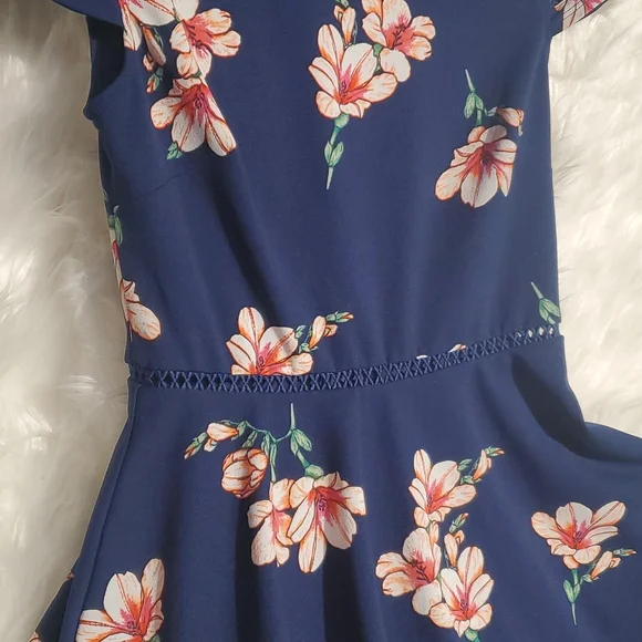 🌺🌺 City Studio Dress, floral and fun, Sz 7 Juniors - Picture 5 of 14